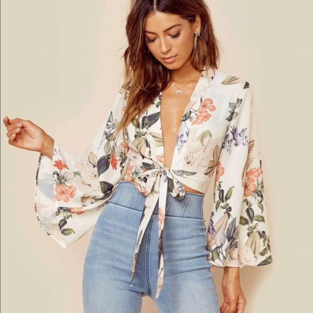 Show me your Mumu Jordyn tie top